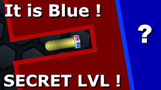 Slitherio  BLUE SECRET LVL UNLOCKED  How to have Blue secret level [upl. by Annaes699]