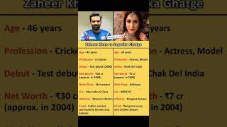 Zaheer Khan 🆚 Sagarika Ghatge [upl. by Darra547]