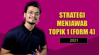 FUNGSI amp PERSAMAAN KUADRATIK  FORM 4 BAB 1  2021  STRATEGI MENJAWAB [upl. by Atinej]