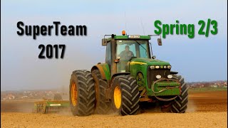 Superteam  John Deere 8370R amp 8335R amp 8320  Spring Part 23 [upl. by Beard]