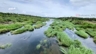 FPV Drone River shot Kothanur  Tamilnadu [upl. by Nauqas]