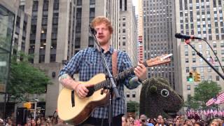 Thinking Out Loud Ed Sheeran Live at The Today Show 7414 [upl. by Mot845]