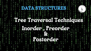 Lecture 88 Tree Traversal Techniques  Inorder  Preorder  Postorder [upl. by Adlare]