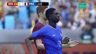 🔴EN DIRECT  Espagne vs France  Le match de demifinale PES 21 Simulation Gameplay [upl. by Conners947]