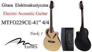 Gitara ElektroAkustyczna Ovation Mtunes mtFO229CE rozmiar 44  41  track 1 [upl. by Eirellav865]