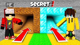 We Found SECRET TUNNEL in MINECRAFT 😱 in Hindi minecraft [upl. by Marcela]