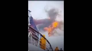 FIRE Aboard a Carnival Cruise Ship [upl. by Eilujna]