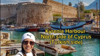 Kyrenia Harbour located at North Side of Cyprus Turkish side🇹🇷🇨🇾 [upl. by Ardnikal]