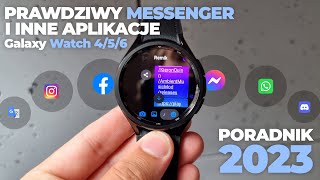 Jak pobrać MESSENGERA na Samsung Galaxy Watch 456  Poradnik [upl. by Ahsema]