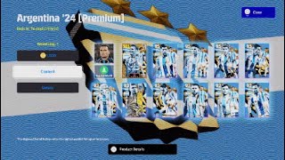 eFootball 2024  Argentina 24 Premium Pack [upl. by Oiratnom]