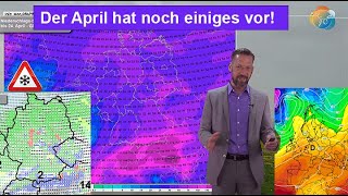 Der April hat noch einiges vor quotSommerquot vorbei  bald Polarluft Wettervorhersage 0917042024 [upl. by Yrem]