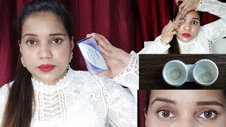 Freshlook Colored Contact Lenses Review And How To Wear Contact Lenses  sharun shaikh [upl. by Airtemak66]