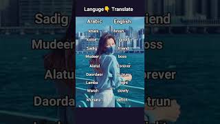 Arabic vs English  Language translation stay with us forever [upl. by Milburn]