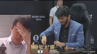 Emotional and shocking ending to World Chess Championship 2024 [upl. by Cilka]