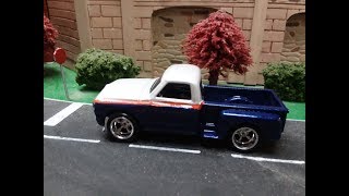 Byweekly Featured Car Elijahs 69 Chevy stepside custom truck [upl. by Naejarual]