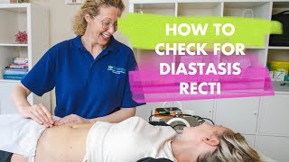 What is diastasis recti and how to check for it  HLP Therapy [upl. by Thirion]