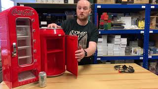 Coca Cola Cooler Video Review  Vending Machine and Coca Cola Can [upl. by Gerhardt]