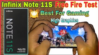 Infinix Note 11S Free Fire gameplay Test  Infinix Note 11S 5g High Graphics Free Fire Handcam Test [upl. by Brink]