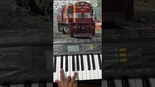 WDM 3D diesel engine horn on casio piano viral trainhorns viralvideos indiantrainsviralshorts [upl. by Latsirc545]