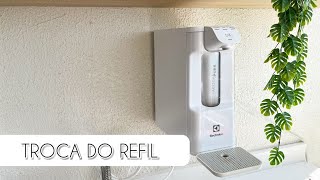 TROCA DO REFIL DO PURIFICADOR DE ÁGUA ELECTROLUX PURE 4X  Jéssica Barreto [upl. by Gorges304]