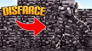 Minecraft DISFARCE DE BEDROCK  EscondeEsconde [upl. by Cad]