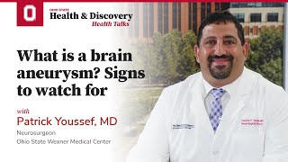 What is a brain aneurysm Signs to watch for  Ohio State Medical Center [upl. by Sivek]