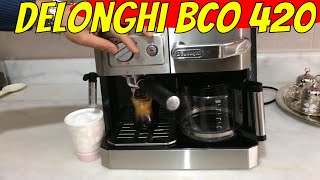 delonghi bco 4201 review coffee machine espresso latte 1 [upl. by Martin595]