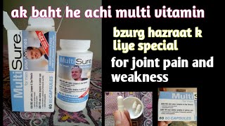 Multi sure multivitamin review does it work price too expensive [upl. by Edbert]