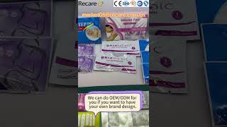 HCG pregnancy test cassette with different design and packing We can do OEMODM with your own brand [upl. by Cacka]