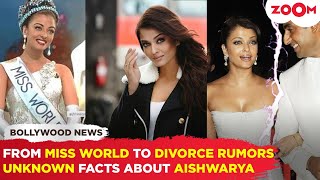 Aishwarya Rai CELEBRATES her 51st birthday Unknown amp Surprising facts about the former Miss World [upl. by Helprin]