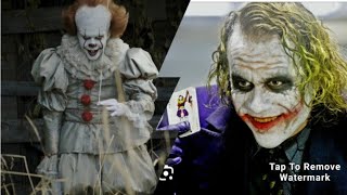 Pennywise Vs Joker Full fight in Description [upl. by Anelim]