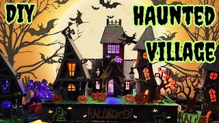 I Built This Spooky Halloween Town DIY Style [upl. by Yssirc]