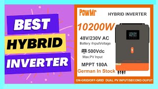 Powmr 10200W OnGridOffGrid Hybrid Inverter [upl. by Priebe]