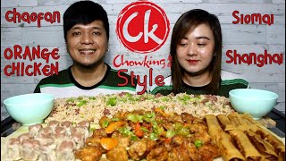 Chowking Style Mukbang Collaboration with KrisSia [upl. by Nodyarb]