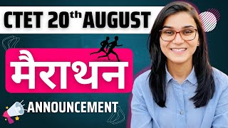 CTET August 2023  Marathon Announcement by Himanshi Singh [upl. by Ifok]