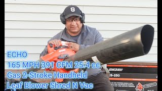 A2C Reviews Echo 165 Handheld Leaf Blower Shred N Vac [upl. by Assertal907]