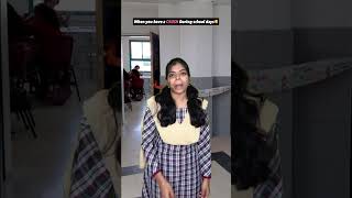 When you have a CRUSH During school days🥰Watch till End😁sharmilageorge shorts [upl. by Suzann254]