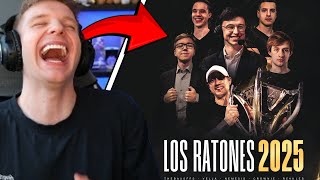 Jankos reacts Los Ratones ROSTER [upl. by Ahras462]