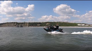 Jet ski ride in the Bristol channel [upl. by Aksoyn508]