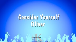 Consider Yourself  Oliver Karaoke Version [upl. by Asiat]