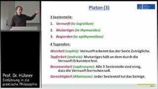 Praktische Philosophie 4a Tugendethik  Platon [upl. by Ardnuahsal]