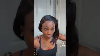 Layered wig install using subella hair layeredwig wigs wigtutorial wiginstall straight26”wig [upl. by Sartin345]