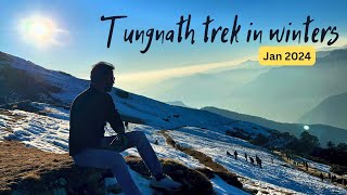 Tungnath winter Trek  Tungnath mahadev  Chandrashila  Uttarakhand [upl. by Ennairrek]