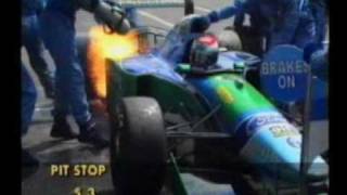 Jos Verstappen Pitbrand Hockenheim 1994 Benetton [upl. by Attenor]