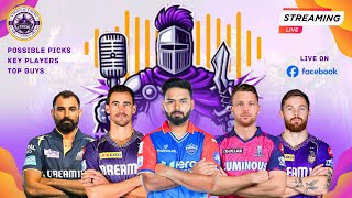 KDX presents quot KNIGHTS ADDA quot Episode 2 IPL 2025  PreAuction Analysis 👨🏻‍⚖️💜 [upl. by Saxe891]