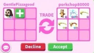 I finally did a big trade OMG in Roblox adopt me [upl. by Deck]