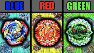 The BEST Beyblade of Every COLOR [upl. by Dnomal]