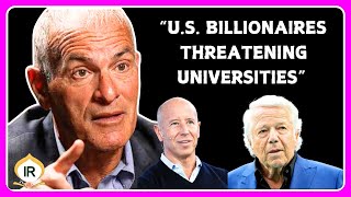 Norman Finkelstein calls out US Billionaires threatening Universities [upl. by Ardua70]