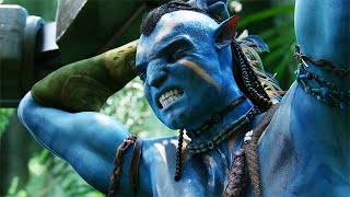 Neytiri and Jake vs Quaritch Final Battle Scene Avatar 2009 Movie Clip HD [upl. by Dodds248]