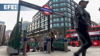 Suspendida parcialmente la huelga en el metro de Londres tras una nueva oferta salarial [upl. by Aianat529]